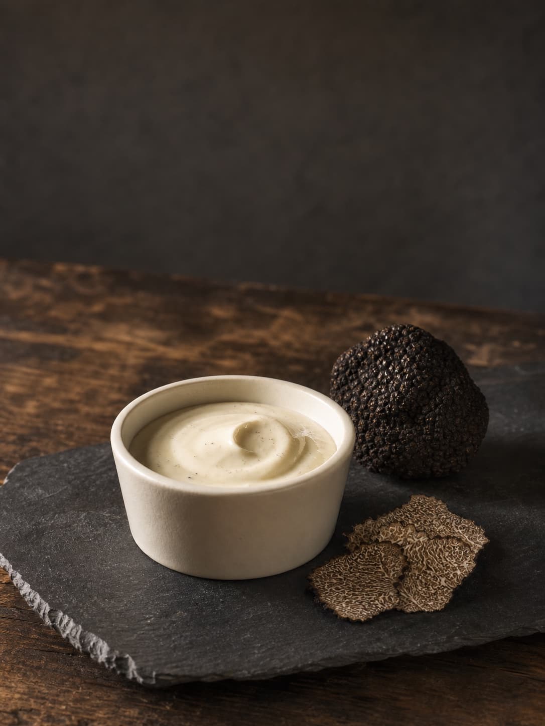 Crema artesana con trufa
